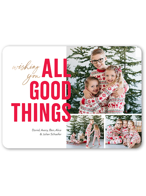 All Good Things Holiday Card