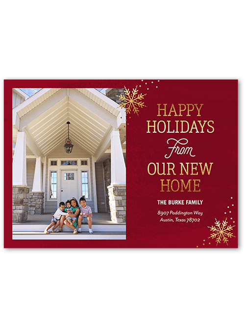 New Home Holiday Card